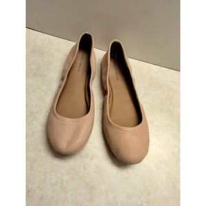 Ladies Lucky Brand  Blush Rose Pink Ballet Flats Erin Leather Shoes Sz 10